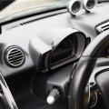 For Mercedes Benz Smart 2009-2015 Car Dashboard Frame,carbon Fiber