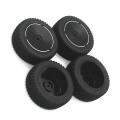 4pcs Metal Wheel Rim Rubber Tire Tyre for Wltoys 144001 144002,1