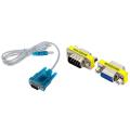 Db9 Adapter Db9 Male to Female Serial Port to Hole 9 Pin Vga Cable