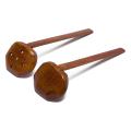 8.5 Inches Handcrafted Wooden Soup Spoon Ramen Ladle Strainer