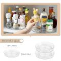 2 Pack Turntable Lazy Susan Spice Rack for Cabinets Kitchen
