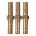 5pcs 6mm Inner Dia Air Gas Straight Hose Pipe Barb Coupler Connector
