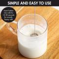 Milk Frother with Stand Handheld for Coffee Frappe Bulletproof Matcha