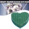 2pcs Floral Foam Heart-shaped Flower Holder with Floral Foam
