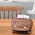 Solid Wood Hippo Tissue Box Living Room Light Luxury Pumping Box