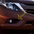 Car Abs Chrome Front Fog Lamp Light Decoration Cover Trim for Mazda