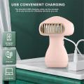 500 Mah Battery Usb Rechargeable Fan for Office Camping Outdoor,pink