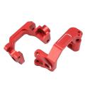Metal Steering Knuckle Caster Block Rear Hub with Bearing,red