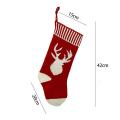 3 Pcs Christmas Stocking, Xmas Fireplace Socks Candy Gift Bag, A