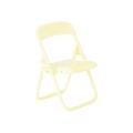 Steve Cute Little Chair Mobile Phone Holder Desk Foldable Yellow