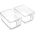 2pcs Storage Bins, Large,the Holder Collection, Built-in Handles