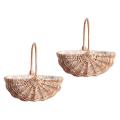 Woven Flower Basket Storage Basket Weaving Basket for Wedding