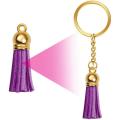 50pcs Keychain Tassels Pendants for Diy Key Rings Craft Supplies