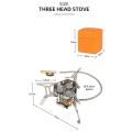 5800w High Power Camping Stove Portable Three Core Head Camp Stove