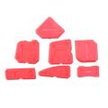 9 Pieces Silicone Sealant Finishing Smoothing Caulking Tool Kit, Red