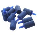 Blue Fish Tank Cylinder Aquarium Bubble Air Stones 15mmx25mm 10 Pcs