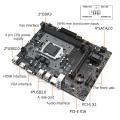 H61-m Desktop Motherboard Lga1155 Cpu Support M.2 Nvme Ssd 2xddr3