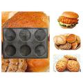 Glass Fiber Silicone 6 Round Bread Mold Porous Mould Bake Tools