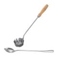 1pc Stainless Steel Tea Coffee Spoon Cocktail Pointed Head