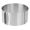 Cake Ring 6 to 12 Inch Adjustable Round Stainless Steel Mousse Mould