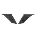 Carbon Fiber Car Rear Window Triangle Panel Cover Sticker Decoration