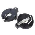 2 Pcs Coin Cell Button Battery Socket Holder Dip 2 Pins for Cr2032