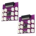 2pcs Server Power Supply Breakout Board Pci-e 12x6pin Adapter