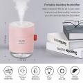 Humidifier 500ml Cool Mist Humidifier Air Humidifier, Pink