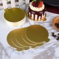 100pcs Triangle Cake Board Mousse Pad Card Dessert Display Tray