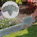 10 Pcs Imitation Stone Fence Garden Plastic Pp Foldable Splicing