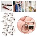 32mm Key Fob Hardware with Split Rings Set Assorted Colors Tail