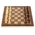 3 In 1 Wooden Chess and Checkers Set Board Games for Kids and Adults