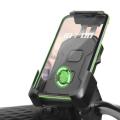 Three-jaw Riding Mobile Phone Holder, Bicycle Double Lock Mobile