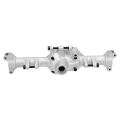 Metal Through Front Axle Housing Axle for Axial Scx6 1/6 Rc,silver