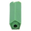 500 Pcs Green Masonry Screw Fixing Wall Anchor Plugs 6mm X 27mm