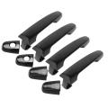 4 Pcs(front Rear Left Right)outer Outside Exterior Door Handle