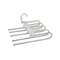 Pants Hangers 5 Layers Non-slip Clothes Closet for Skirts Scarf