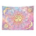 Mystic Celestial Sun and Moon with Stars Tapestry (51.2 X 59.1 Inch)