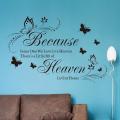 Wall Stickers Lettering Phrases Give Every Day A Chance Butterflies