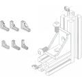 100pcs 2020 Series Aluminum Profile Connector Set for 6mm Slot