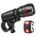 Cycling Headlight Set with Taillight Lamp Warning Light Accessories
