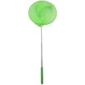 Outdoor Net Bag Stainless Steel Telescopic Catching Net-green