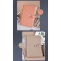 2022 Planner Organizer A5 Notebook & Buckle Student Diary,khaki