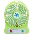 Portable Rechargeable Mini Fan Air Cooler Mini Desk Fan Green