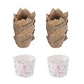150 Pcs Tulip Cupcake Liners Baking Cups for Wedding, Birthday Party