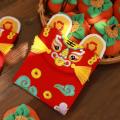 Tiger Chinese Silk Embroidery Red Envelopes,for Spring Festival,s