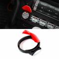 Car Button Cover Start Stop Button Cover Trim for Ford Mustang