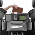 Car Interior Car Seat Middle Box Seat Hanger Storage Bag Car Black