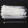 100pcs Strong Cable Ties / Tie Wraps Color:white Size:2.5*100mm