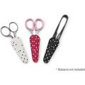 Scissors Sheath Safety Leather Protector(3-piece)white,rose Red,black